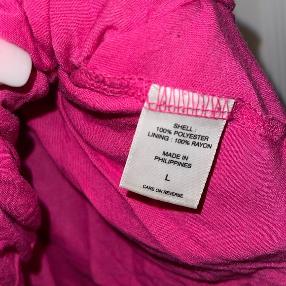 New York & Company Pink Layered Spaghetti Strap Top - Picture 3 of 5